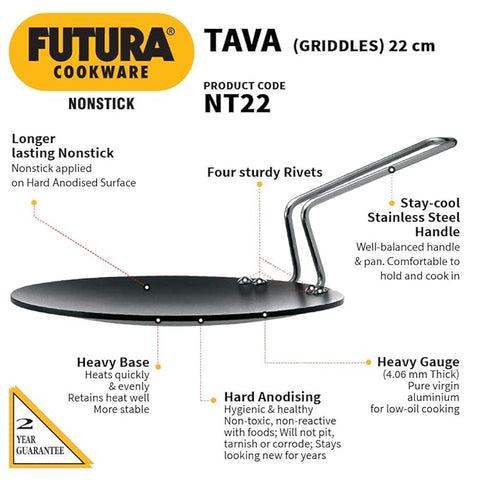 Futura Non Stick Tava 22Cm