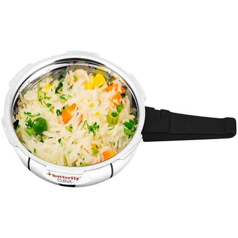Butterfly Curve Stainless Steel Pressure Cooker 2Lt 4