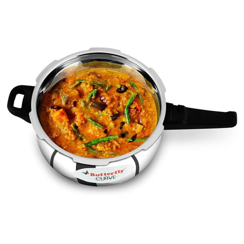 Butterfly Curve Stainless Steel Pressure Cooker 5.5 Lit 4