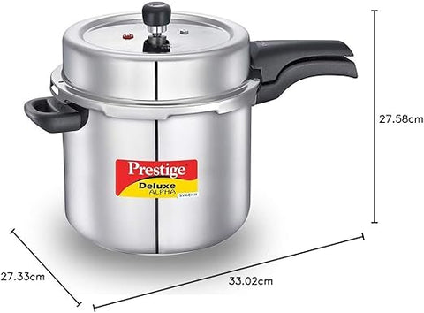 Prestige Deluxe Alpha SVACHH Stainless Steel Pressure Cooker 10 litre