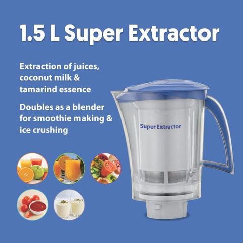 Preethi Blue Leaf Platinum 750W Heavy Duty Mixer Grinder