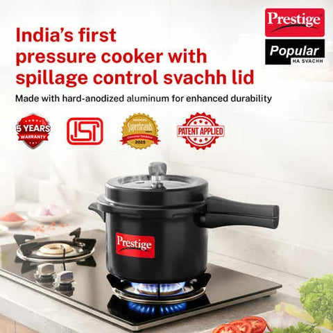 Prestige SVACHH Hard Anodised Pressure Cooker 5 Litre