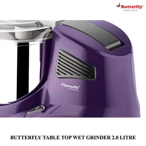 butterfly table top wet grinder 2.0l