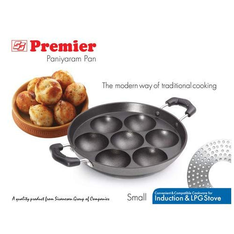 Premier Non-stick Induction Base Paniyaram Pan Small