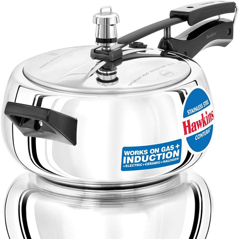 Hawkins Stainless Steel Contura Pressure Cooker 3.5lt