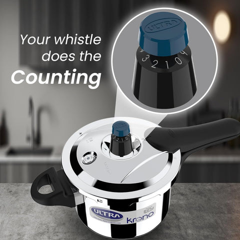 Ultra Duracook Triply Pressure Cooker Krono 3 Litre