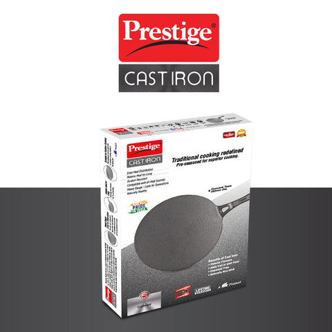 Prestige Cast Iron Cookware Concave Tawa 25Cm