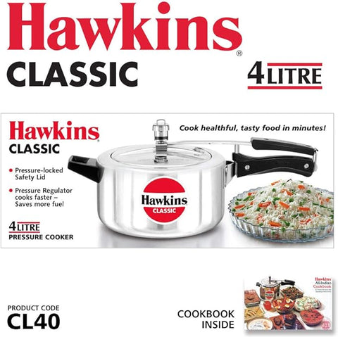 Hawkins Classic Pressure Cooker 4Lt