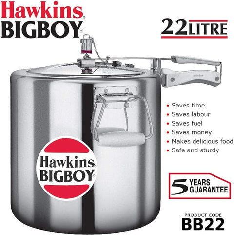 Hawkins Bigg Boy Pressure Cooker 22Lt