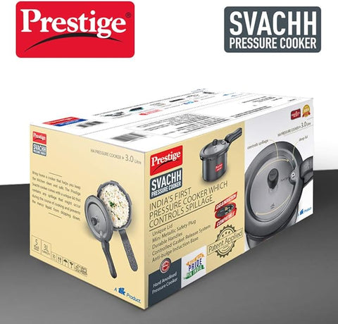 Prestige SVACHH Pressure Cooker Hard Anodised 3 L