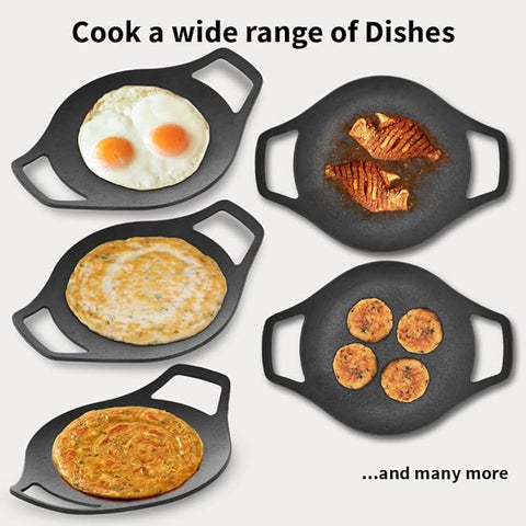 cook a wide range of dishes -tava