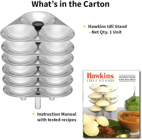 Hawkins 18 Idli Stand For 6.5L Classic Pressure Cooker