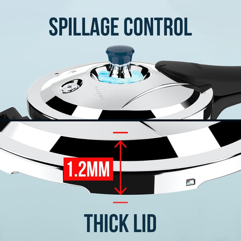Ultra Duracook Triply Pressure Cooker Krono 5.5 Litre