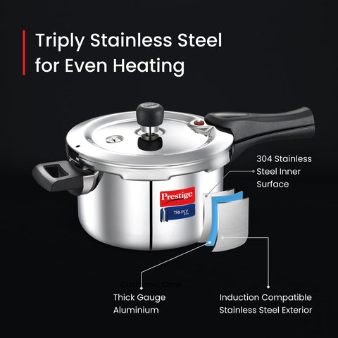 Prestige 3.5L Triply Svachh Outerlid Pressure Cooker
