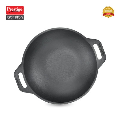 Prestige Cast Iron Cookware Kadai 26Cm Diameter