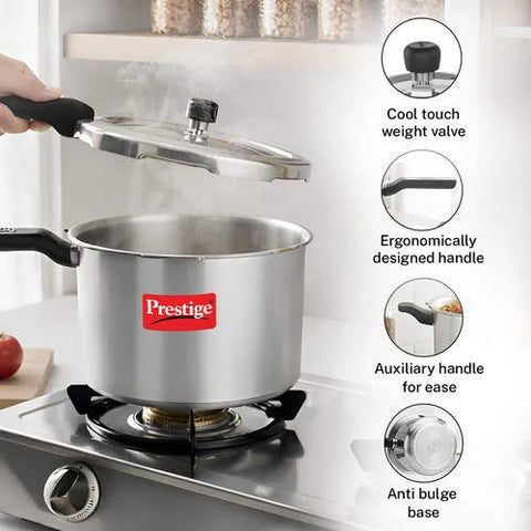 Prestige SVACHH Aluminium Pressure Cooker 7.5 Litre
