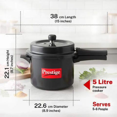 Prestige SVACHH Hard Anodised Pressure Cooker 5 Litre