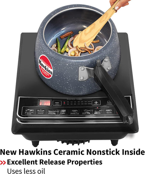 Hawkins Ceramic Nonstick Induction Compatible 3L