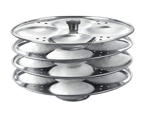 Premier Stainless Steel Idli Stand Small 4 Plate