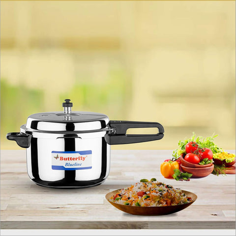 Butterfly Blue Line Stainless Steel Pressure Cooker 7.5L