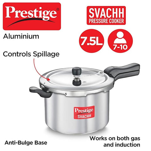 Prestige SVACHH Aluminium Pressure Cooker 7.5 Litre