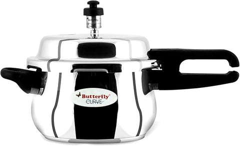 Butterfly Stainless Steel Curve Pressure Cooker 3L