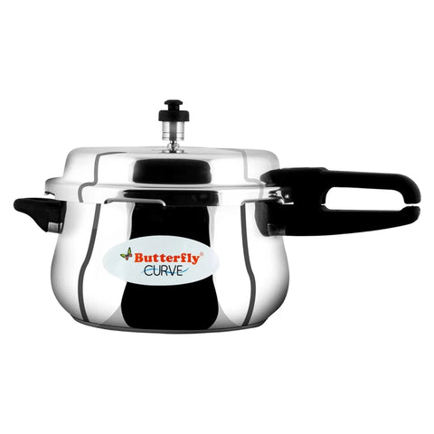 Butterfly Stainless Steel 5.5-Liter Curve Pressure Cooker