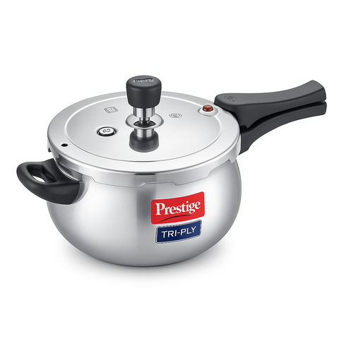 Prestige SVACHH Tri-Ply Stainless Steel Pressure Cooker 5 Litre