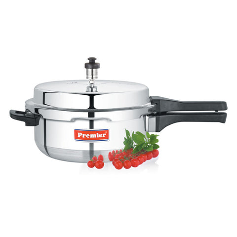 Premier Netraa Aluminium Pan Pressure Cooker 6 Litre