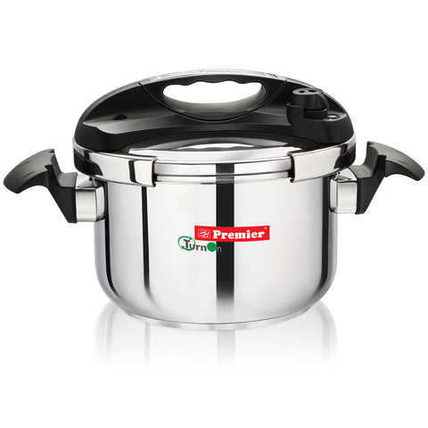 Premier TurnOn Stainless Steel Pressure Cooker 5 Litre