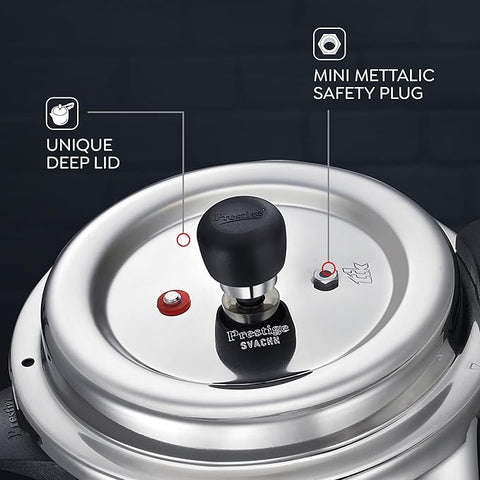 Prestige Deluxe Alpha SVACHH Stainless Steel Pressure Cooker 3.5 Litre
