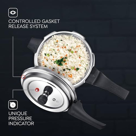 Prestige Deluxe Alpha SVACHH Stainless Steel Pressure Cooker 3.5 Litre