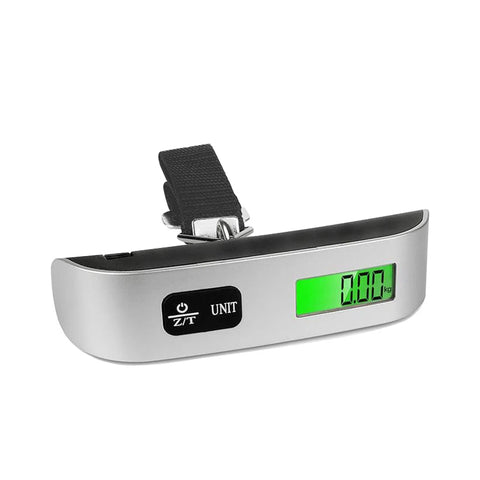 Portable Scale Digital LCD Display 110lb/50kg Electronic Luggage Hanging Suitcase Travel Weighs Baggage Bag Weight Balance Tools - (Delivery estimated 2-3 Weeks)