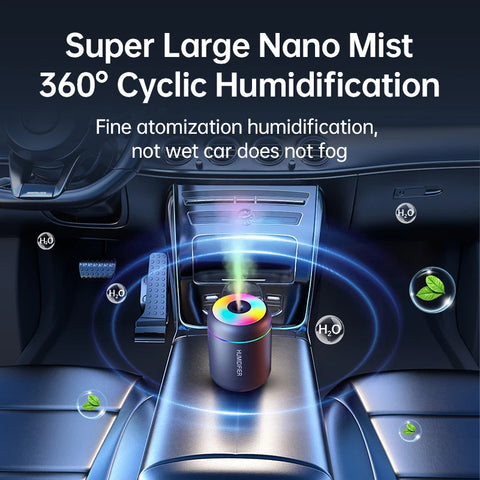 180ML Mini Air Humidifier USB Electric Aroma Diffuser Essential Oil Purifier Aromatherapy Mist Maker Lights For Car Home Bedroom - (Delivery estimated 2-3 Weeks)
