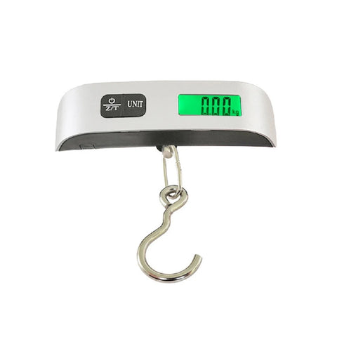 Portable Scale Digital LCD Display 110lb/50kg Electronic Luggage Hanging Suitcase Travel Weighs Baggage Bag Weight Balance Tools - (Delivery estimated 2-3 Weeks)