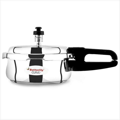 Butterfly Stainless Steel Curve 2L Pressure Cooker