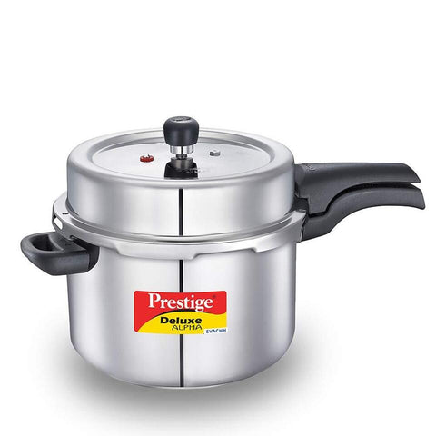 Prestige Deluxe Alpha SVACHH Stainless Steel Pressure Cooker 6.5 Litre