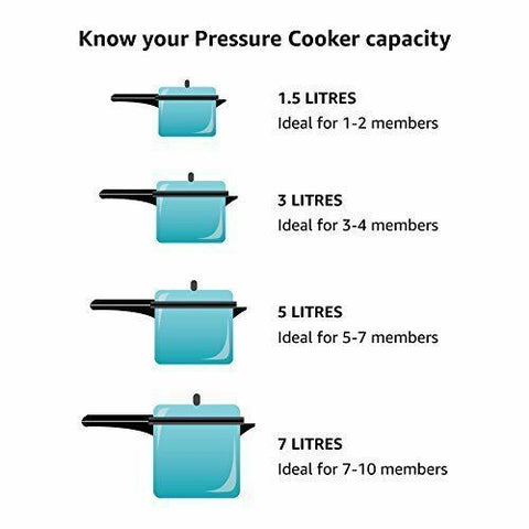 Prestige Deluxe Alpha SVACHH Stainless Steel Pressure Cooker 3 Litre