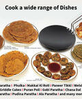 cook wide range of dishes - with tawa